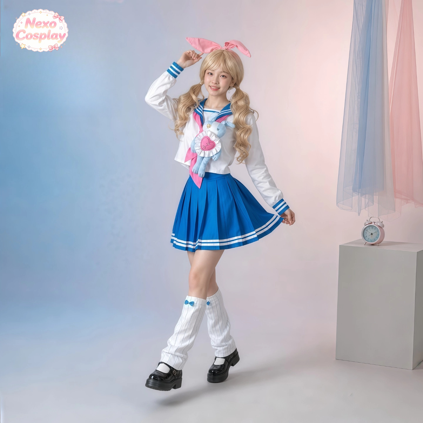 Party Games Eggy - エギーパーティードロシーコスプレ衣装ゲームアニメパーティー制服ハロウィンプレイロール服衣類 NexoCosplay