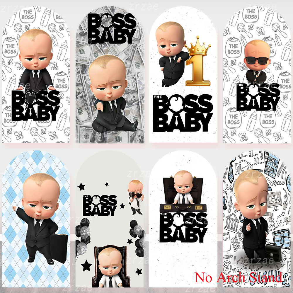 Party Games Baby Shower - ボスベイビー アーチカバー バックドロップ キッズ 男の子 女の子