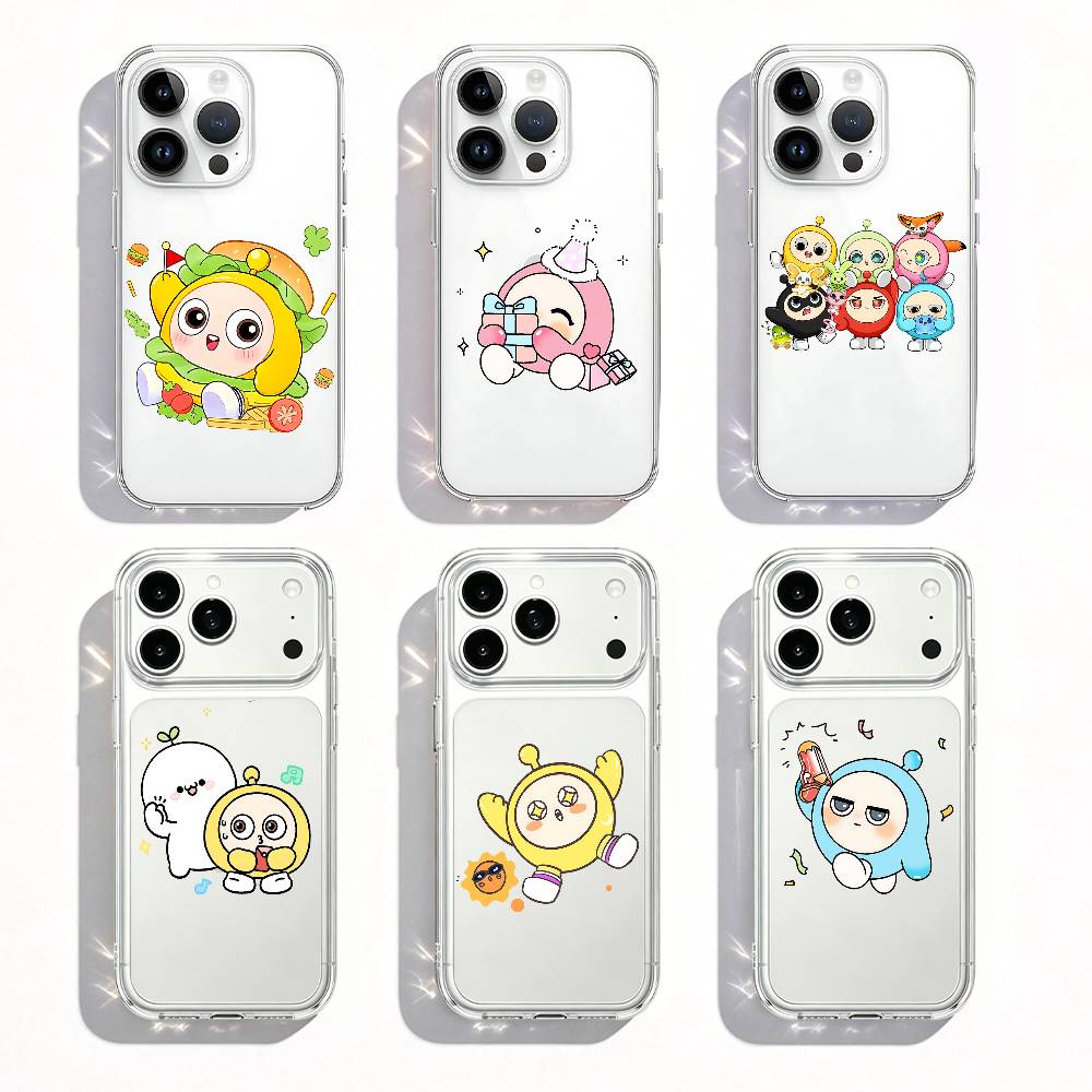 Party Games Eggy - E-Eggyパーティーゲームスマホケース 高級ソフト透明ケース iPhone 17 16 15