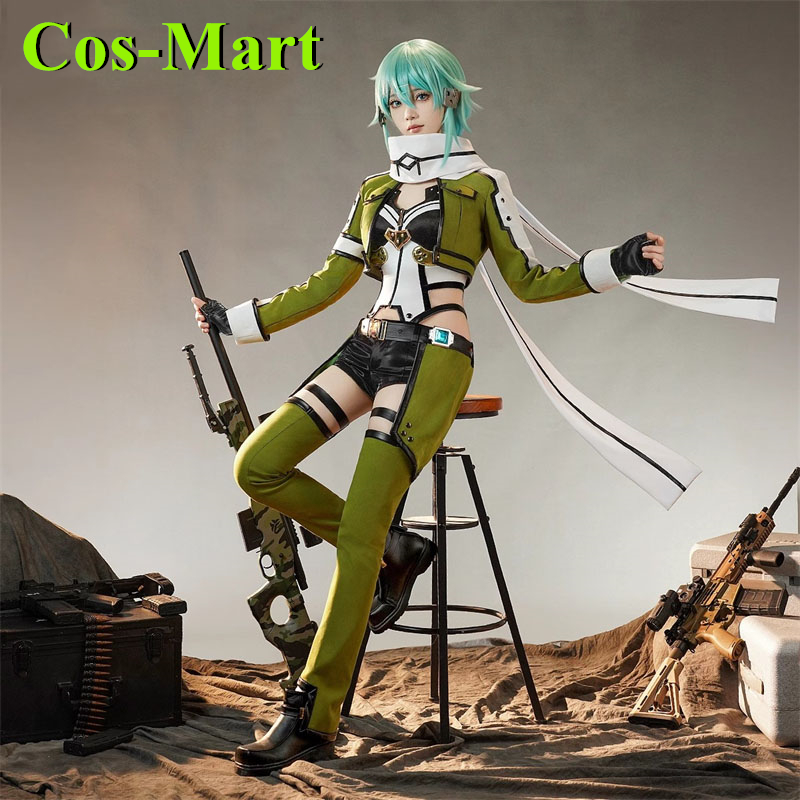 Party Games Online - Cos-Mart ゲーム ソードアート・オンライン 朝田志乃 コスプレ衣装 GGO