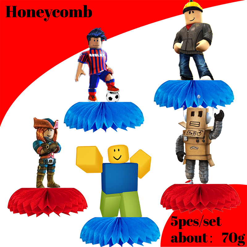 Party Games In Roblox - 子供のためのハニカムパーティー装飾用品、漫画のゲームのおもちゃ、誕生日パーティーのデスクトップ、ベビーシャワーギフト