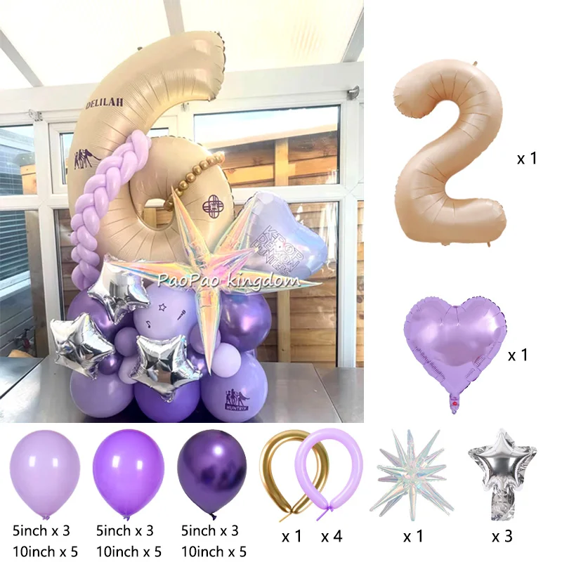 新しいファッションミュージックガールハンターズキッズ誕生日パ - Party Games Baby Shower のレビューと価格
