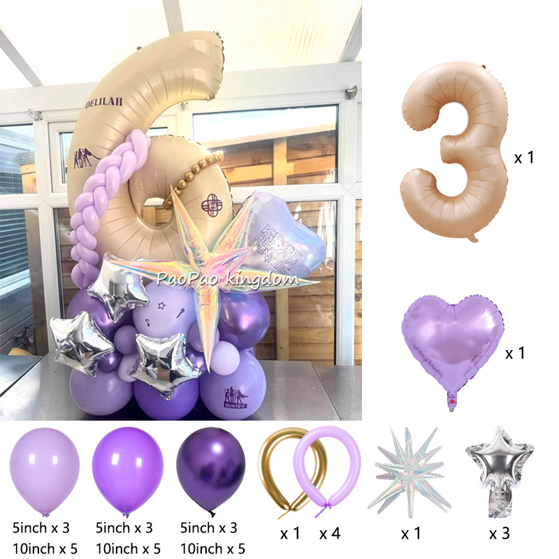 新しいファッションミュージックガールハンターズキッズ誕生日パ - Party Games Baby Shower のレビューと価格