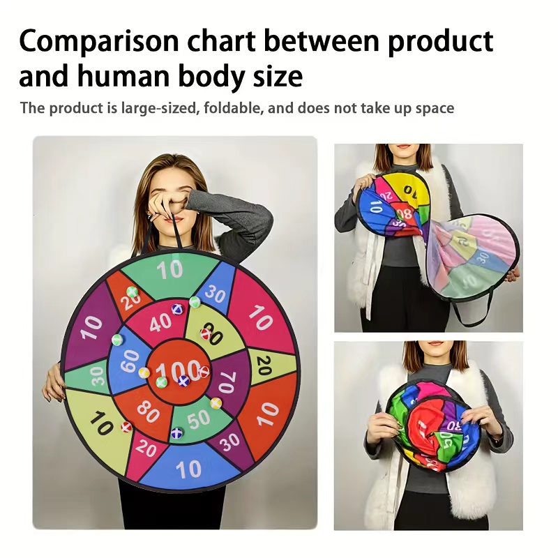粘着式ボールダーツボード - ボール12個+ダーツ4本、屋内 - Party Games Indoor For 6 12 Year Olds のレビューと価格