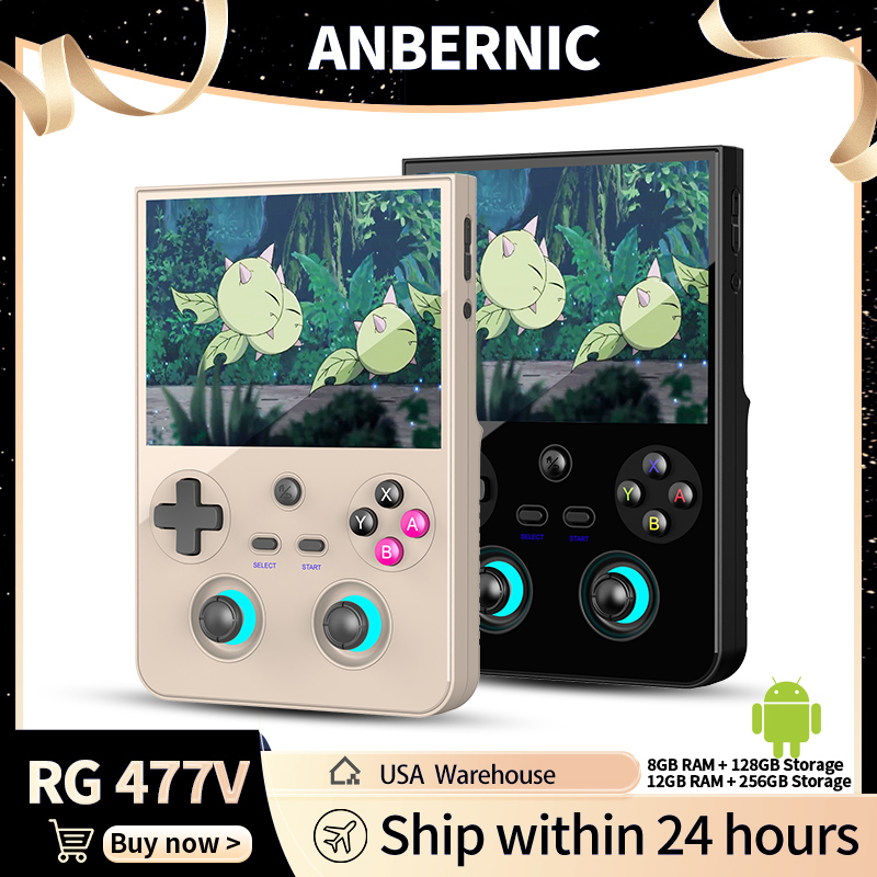 ANBERNIC RG 477V 携帯ゲーム機 4.7インチ - Party Games Download のレビューと価格