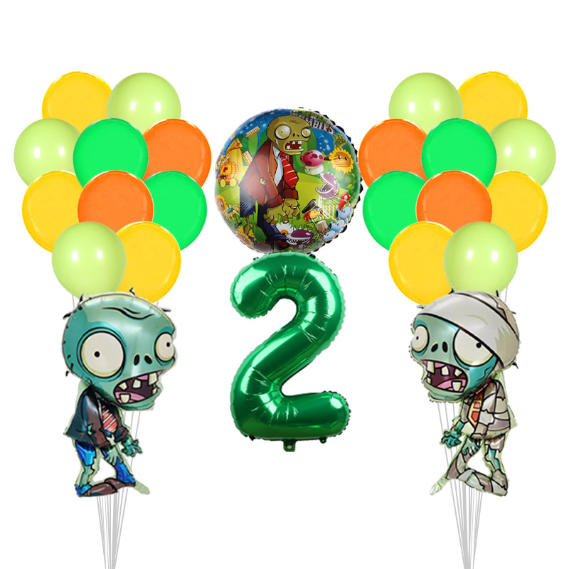 Plants vs Zombies ゲームバルーンセット 細 - Zombie Party Games のレビューと価格