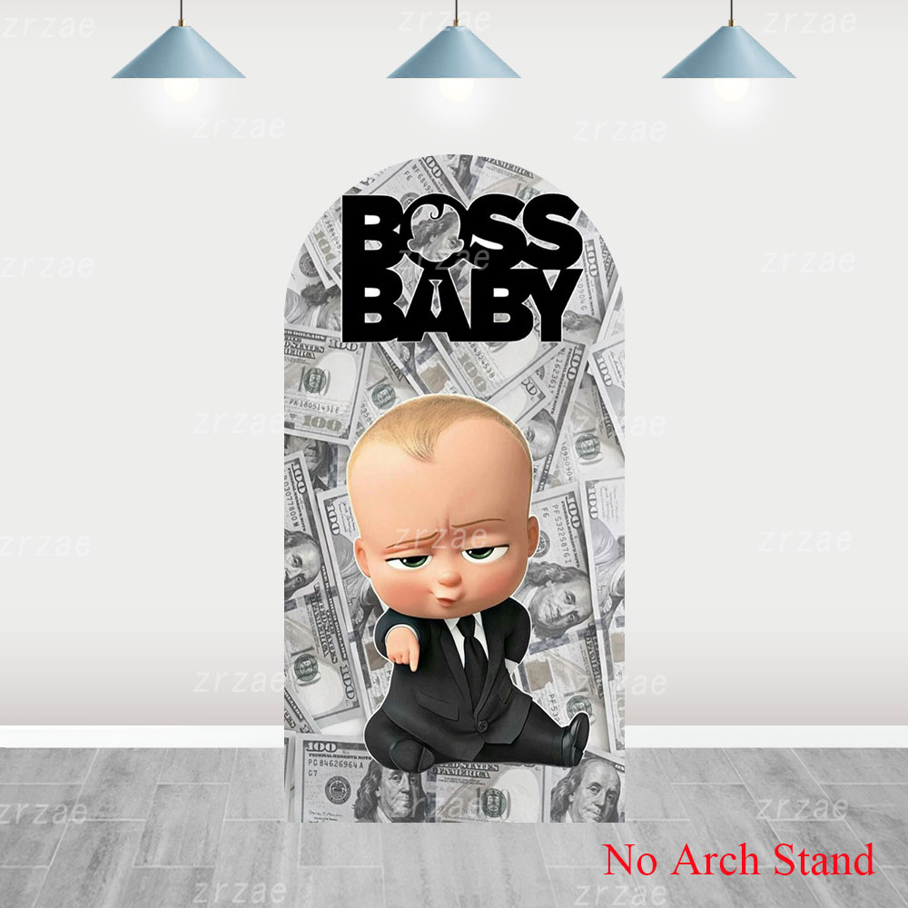 ボスベイビー アーチカバー バックドロップ キッズ 男の子  - Party Games Baby Shower のレビューと価格
