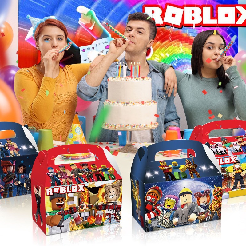 12 ピース/セット Roblox テーマゲーム誕生日パーテ - Party Games In Roblox のレビューと価格
