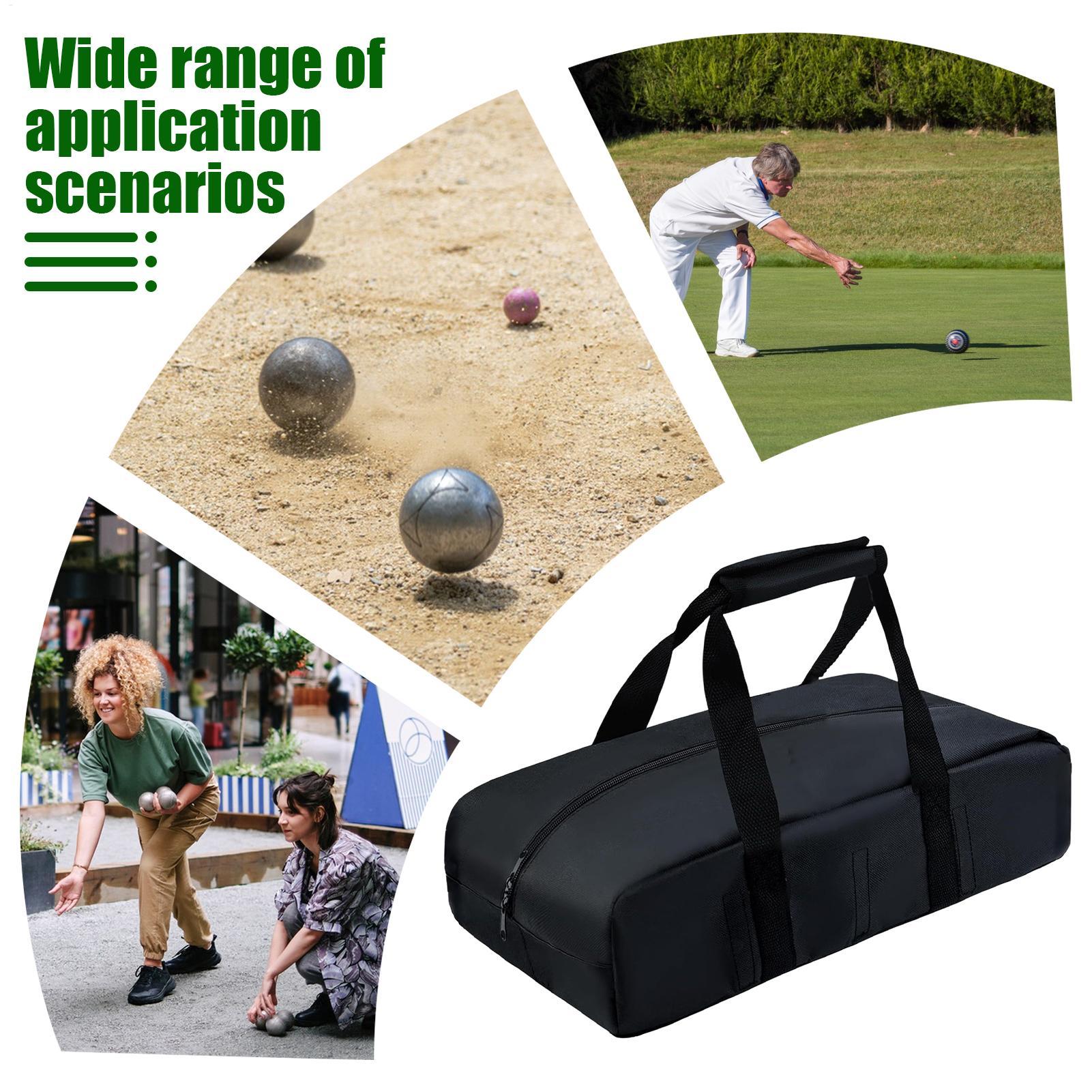 ボールバッグ 8コンパートメント 防水トート 快適なボッチボ - Bocce Ball Lawn のレビューと価格
