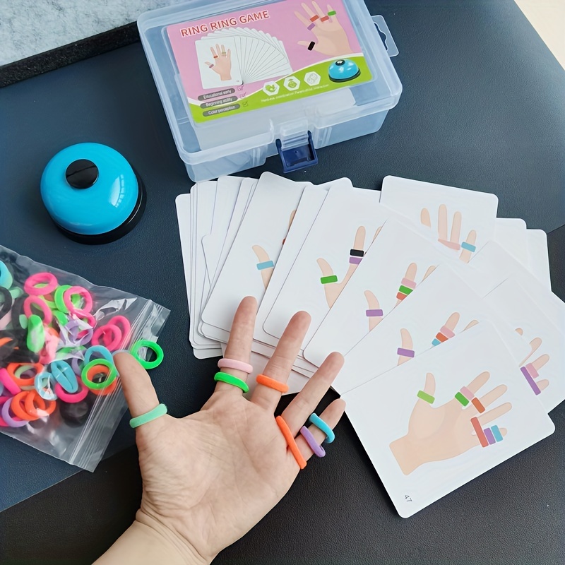 子供指リングボードゲームカラーマッチングおもちゃインタラクテ - Party Games Quiz のレビューと価格