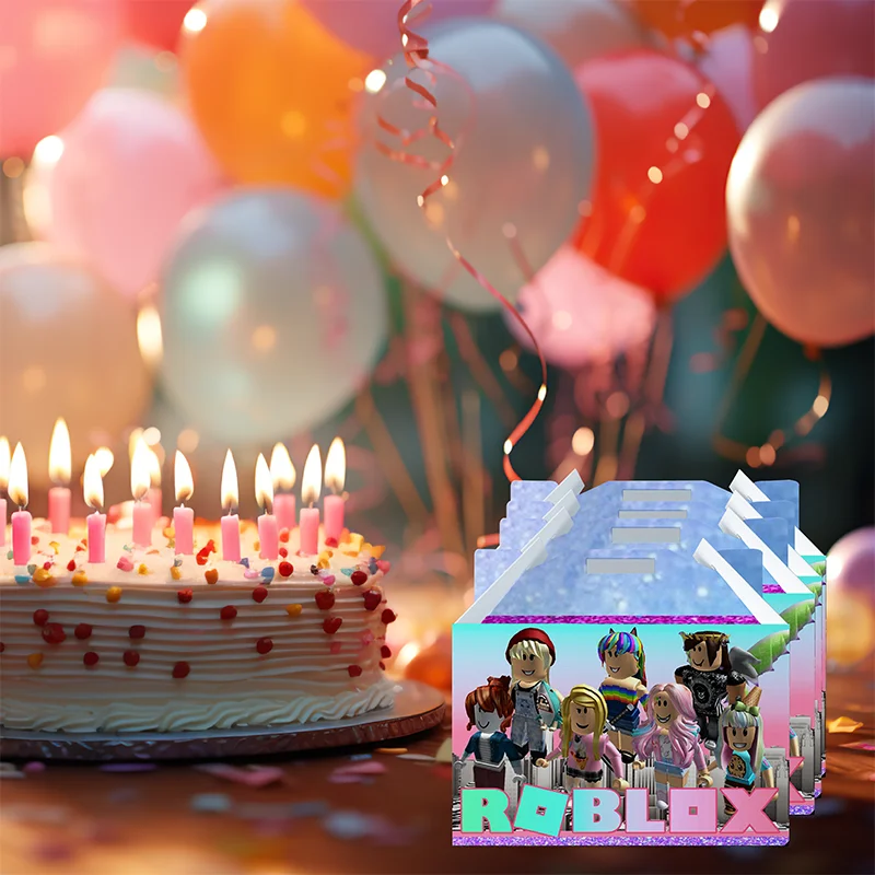 ピンクのrobloxゲームパーティーは子供のためのボックス、 - Party Games In Roblox のレビューと価格