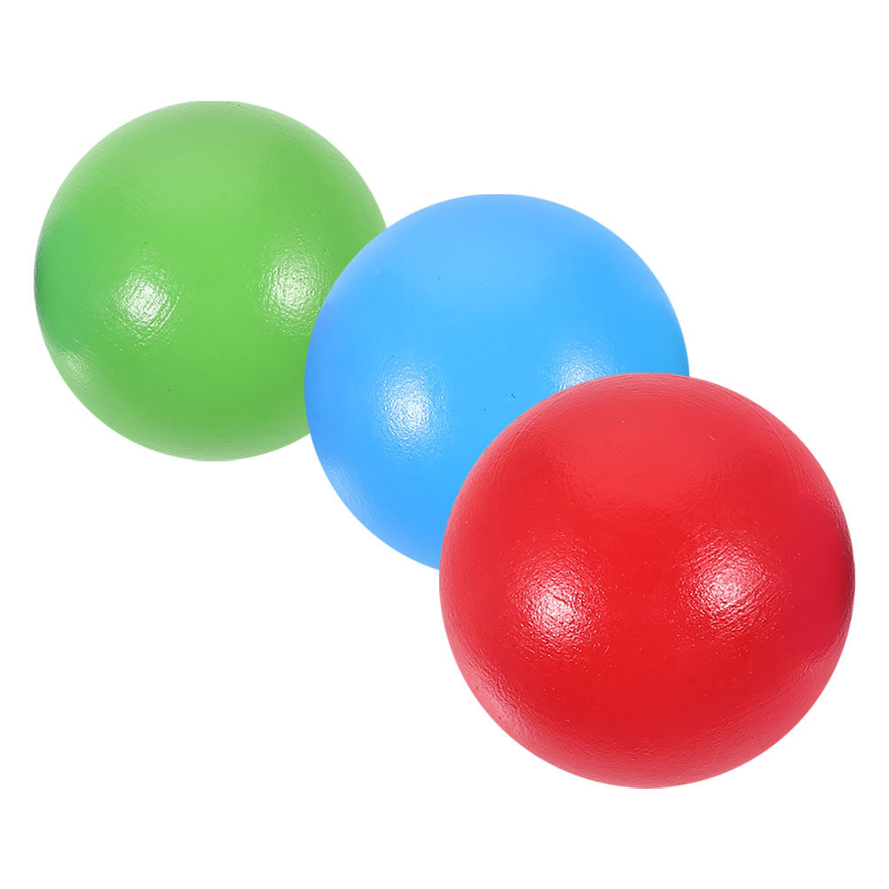 木製クロッケボール3個セット 子供用サイズ スムース仕上げ  - Croquet Set Lawn のレビューと価格