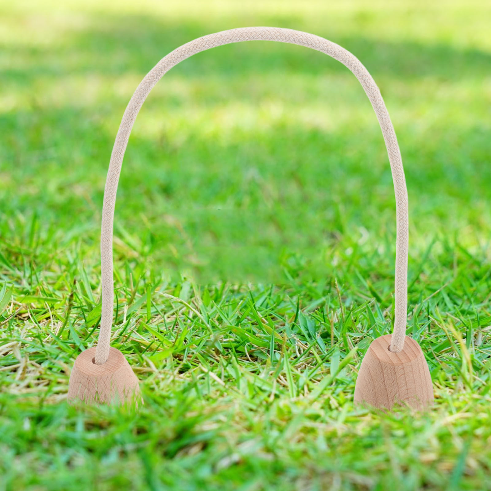 5個入りコンパクトポータブルコットンロープクロケットウィケッ - Croquet Set Lawn のレビューと価格
