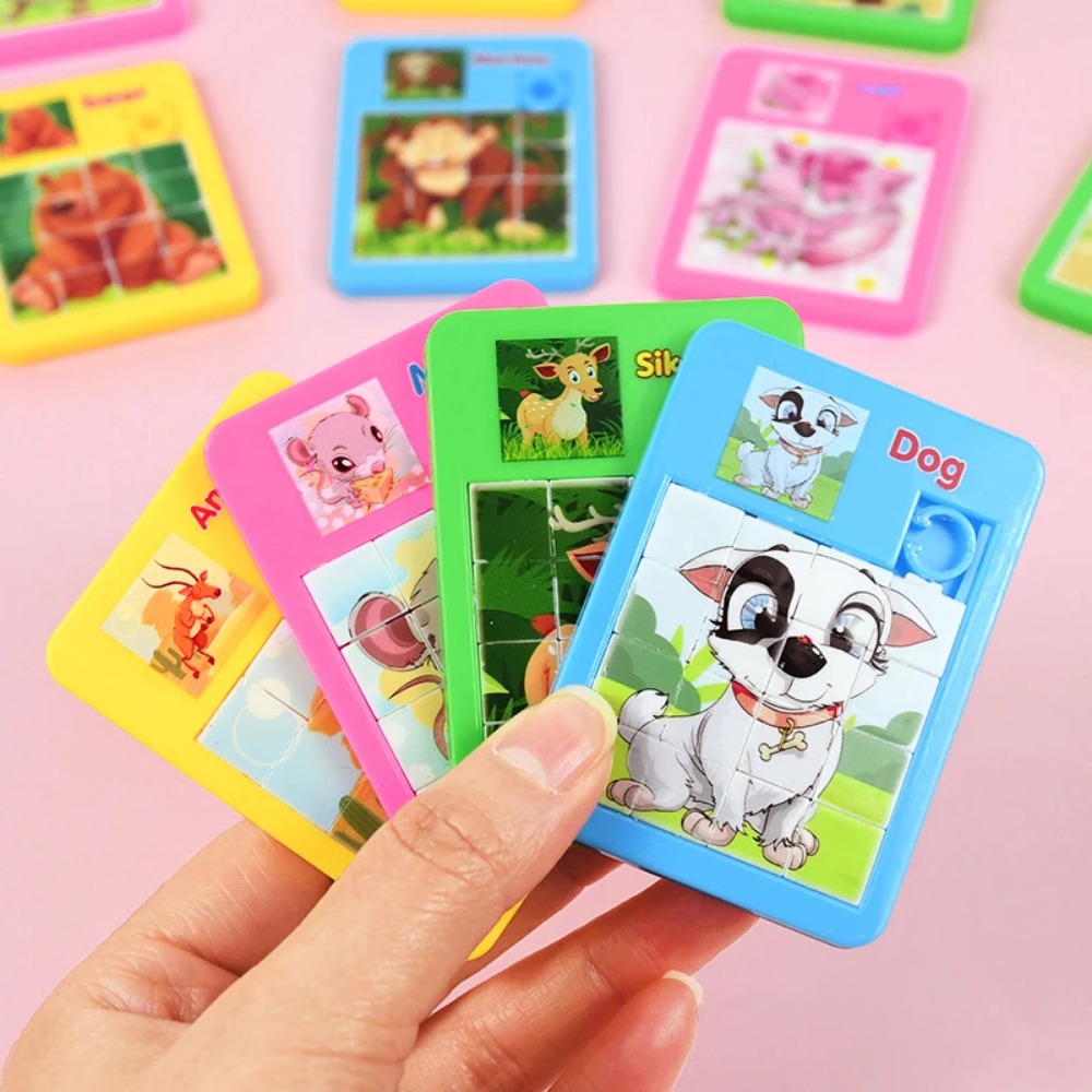 10-50 個楽しい漫画ジグソー動物パズルゲーム子供の知育玩 - Party Games Engagement のレビューと価格