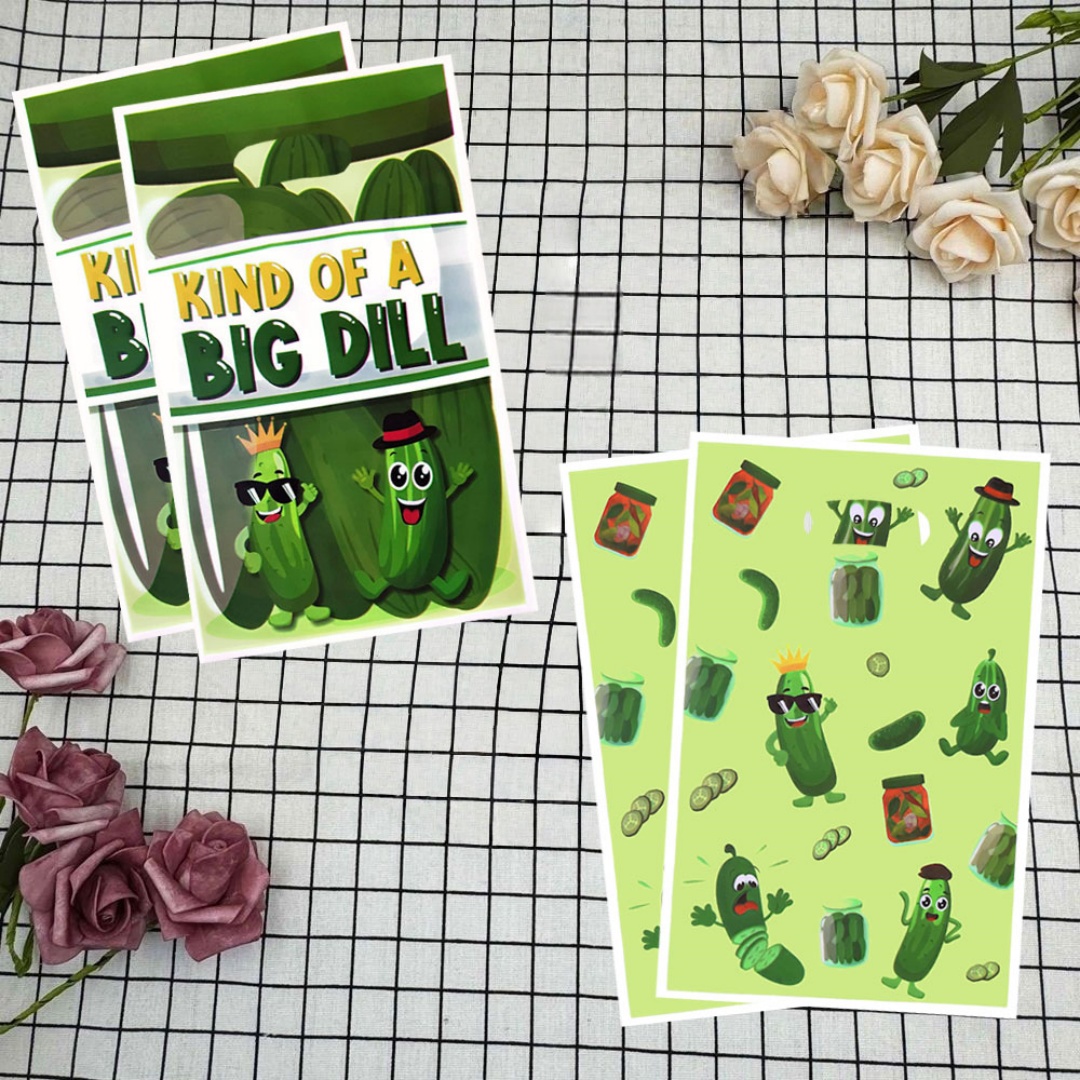 20個/40個入り グリーンギフトバッグ、漫画キュウリデザイ - Party Games Engagement のレビューと価格