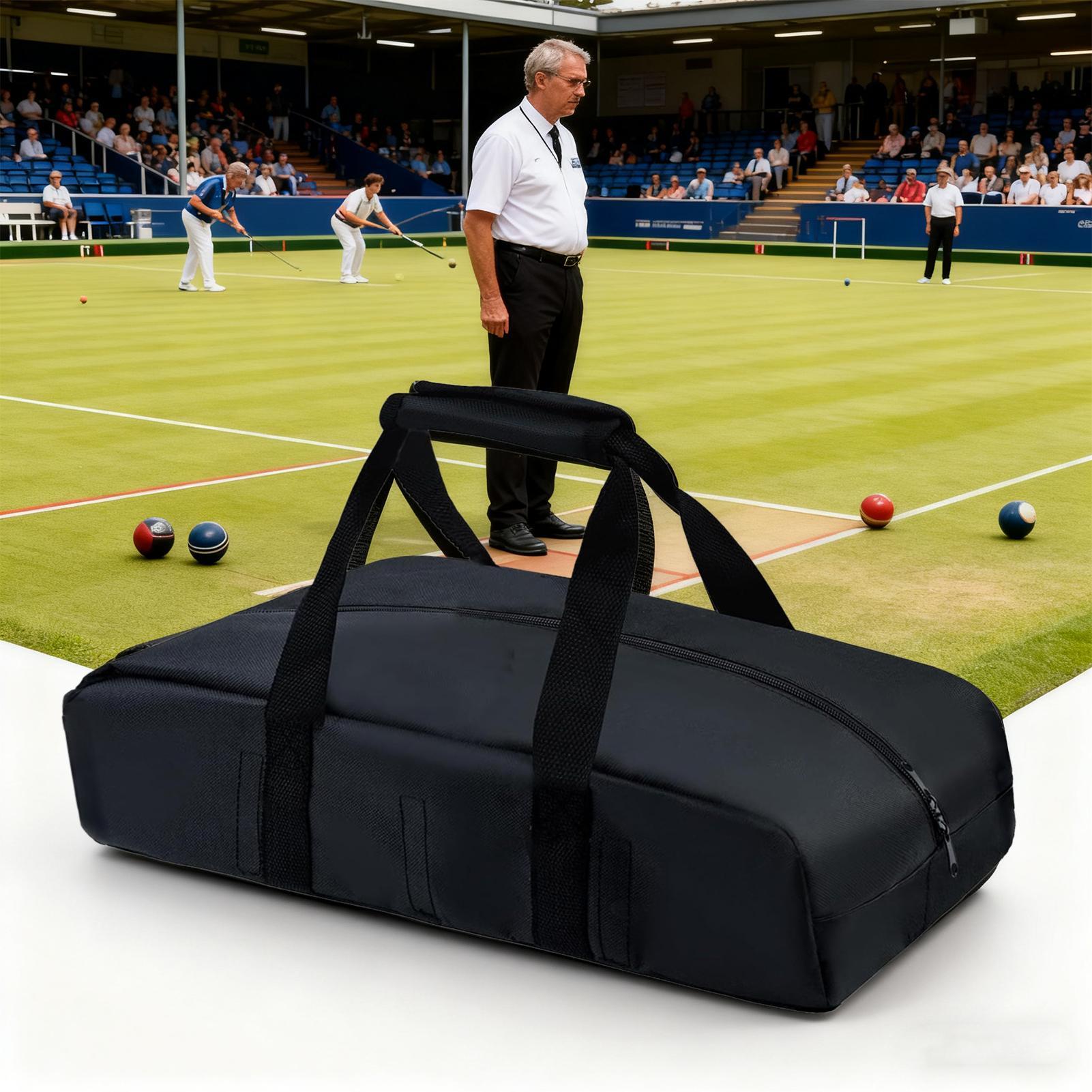 スポーツボールバッグ 防水トート ダブルジッパー 高耐久 ボ - Bocce Ball Lawn のレビューと価格