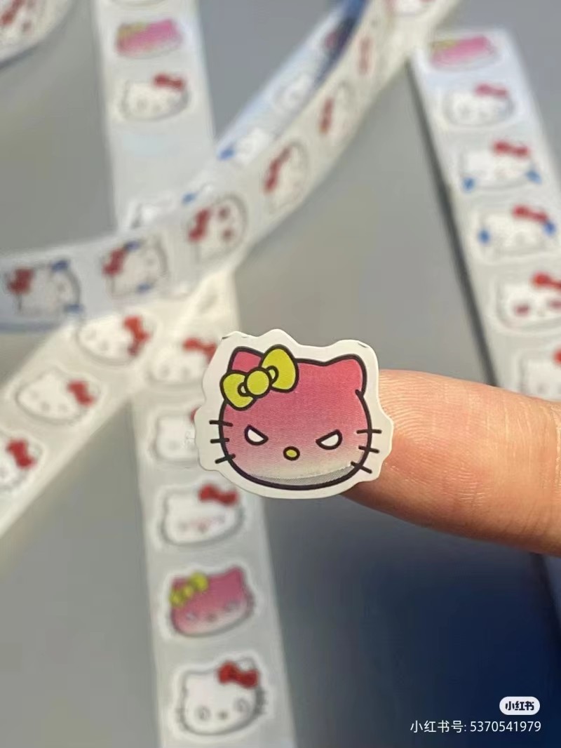 500 個ハローキティかわいいステッカー漫画アニメ文具画材パ - Party Games Baby Shower のレビューと価格