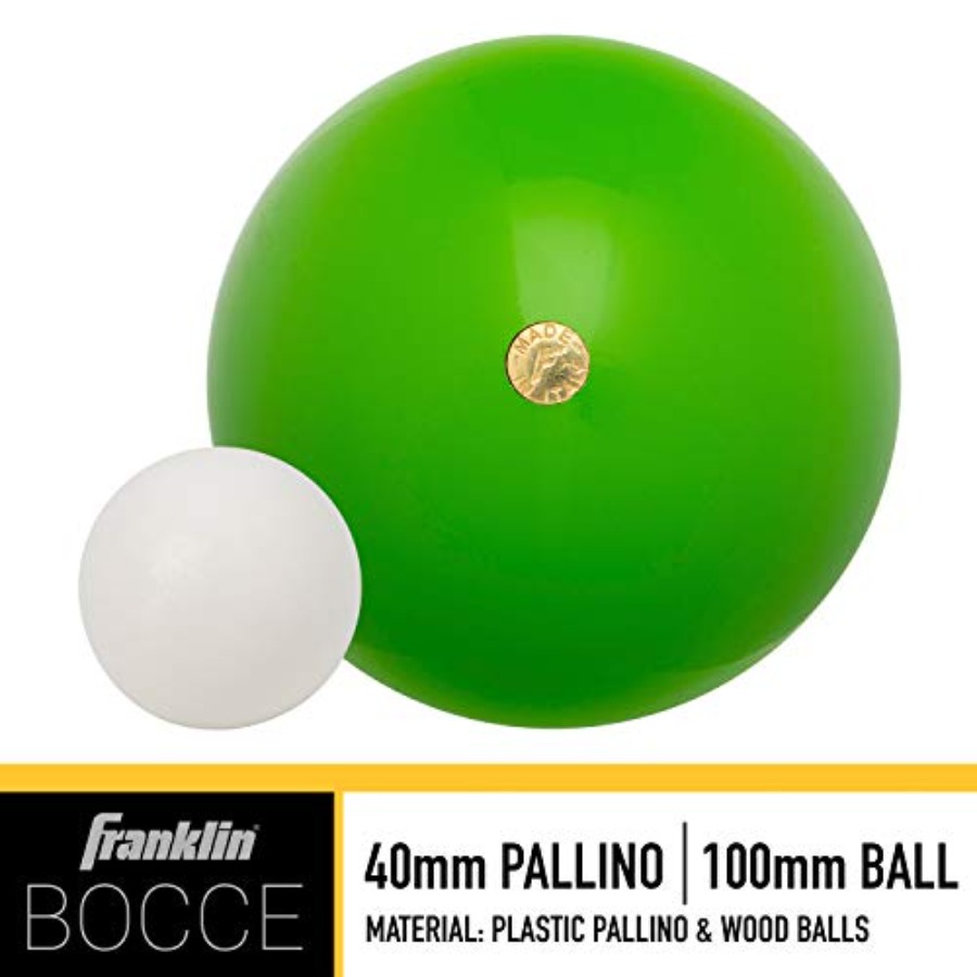 ボッチェボールセット 木製ボール8個とパリーノ1個 ビーチ、 - Bocce Ball Lawn のレビューと価格